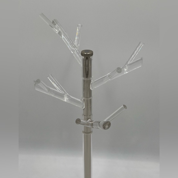 Umbra/David Quan-designed Clear Acrylic Jewelry Tree Stand - Picture 2 of 5